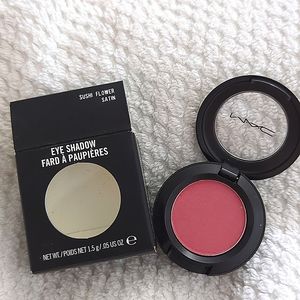 MAC single eye shadow color Sushi Flower (Satin) New in box. Pink coral tone